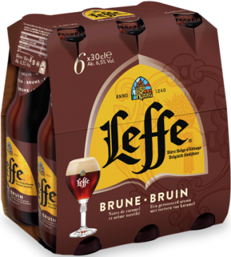 Leffe Dubbel - Bruin set van 6 flesjes á 0,30 liter Leffe Dubbel - Bruin set van 6 flesjes á 0,30 liter